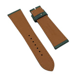 20mm, 22mm Green Babele Leather Watch Strap