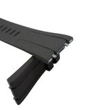 28mm Nylon Grain Brown FKM Rubber Watch Strap For Audemars Piguet Royal Oak Offshore 15720