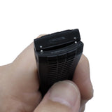 21mm, 22mm Curved End Black FKM Rubber Watch Strap For Patek Philippe Aquanaut
