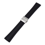 22mm Black Rubber CTS Watch Strap For Breitling