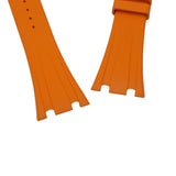 28mm Orange FKM Rubber Watch Strap For Audemars Piguet Royal Oak Offshore 26170 etc.