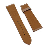 20mm, 22mm Beige Babele Leather Watch Strap