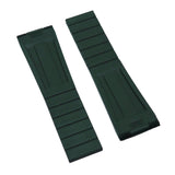 22mm, 24mm Blackish Green FKM Rubber CTS Watch Strap For Breitling