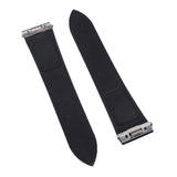 21mm Black FKM Rubber Watch Strap For Cartier Santos Model, Quick Switch System