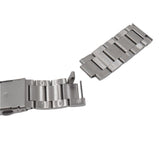 18mm, 20mm, 22mm Straight End Stainless Steel Watch Strap, Quick Adjustment, Model 7