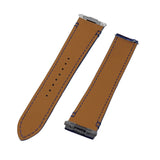 18mm, 21mm Blue Alligator Leather Watch Strap For Cartier Santos Model, Quick Release