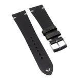 20mm, 22mm Vintage Style Dark Green Chromexcel Horween Leather Watch Strap