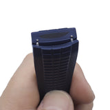 21mm, 22mm Curved End Navy Blue FKM Rubber Watch Strap For Patek Philippe Aquanaut