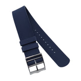 20mm, 21mm, 22mm Nato Style Navy Blue FKM Rubber Watch Strap For Tudor Pelagos FXD