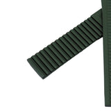 21mm, 22mm Curved End Olive Green FKM Rubber Watch Strap For Patek Philippe Aquanaut