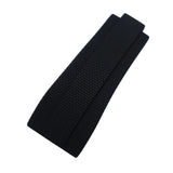 20mm, 21mm, 22mm Nylon Grain Black FKM Rubber CTS Watch Strap For Rolex