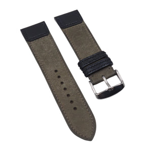 22mm Ash Gray Pueblo Leather Watch Strap For Jaeger-LeCoultre Reverso