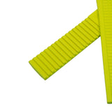22mm Curved End Yellow FKM Rubber Watch Strap For Patek Philippe Aquanaut