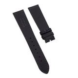 18mm, 20mm Black Nylon Watch Strap, Non-Padded