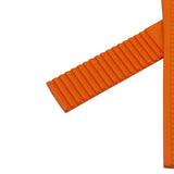 21mm, 22mm Curved End Orange FKM Rubber Watch Strap For Patek Philippe Aquanaut
