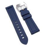 22mm Blue Digital Camo Rubber Watch Strap For Panerai