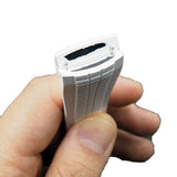 21mm, 22mm Curved End White FKM Rubber Watch Strap For Patek Philippe Aquanaut