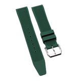 20mm Curved End Castleton Green FKM Rubber Watch Strap For IWC Portugieser