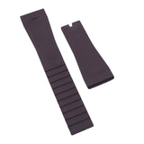 20mm Straight End Brown FKM Rubber Watch Strap For Rolex Daytona