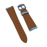 18mm, 19mm, 20mm, 21mm, 22mm Sky Blue Alligator Leather Watch Strap