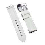 22mm White Digital Camo Rubber Watch Strap For Panerai