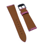 18mm, 19mm, 20mm, 21mm, 22mm Bubblegum Pink Alligator Leather Watch Strap