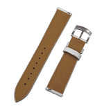 18mm, 19mm Sailcloth Texture White FKM Rubber Leather Hybrid Watch Strap, Quick Release Spring Bars