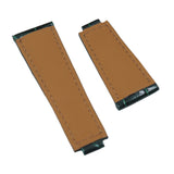 20mm Dark Forest Green Alligator Leather Watch Strap For Rolex