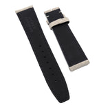 21mm Grey Suede Leather Watch Strap For IWC