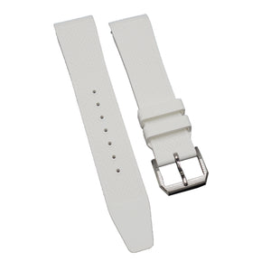 20mm Curved End White FKM Rubber Watch Strap For IWC Portugieser