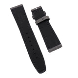 21mm Lead Grey Suede Leather Watch Strap For IWC