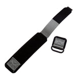 18mm, 20mm, 22mm Gray Nylon Velcro Watch Strap, Quick Release