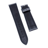 21mm Gray Stripe Pattern Canvas Watch Strap