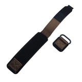 18mm, 20mm, 22mm Brown Nylon Velcro Watch Strap, Quick Release