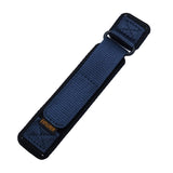 18mm, 20mm, 22mm Navy Blue Nylon Velcro Watch Strap, Quick Release