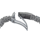 22mm, 24mm Straight End Stainless Steel Watch Strap, Polished, For Breitling