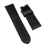 22mm, 24mm, 26mm Army Green Sailcloth Watch Strap For Panerai