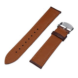 19mm Brown Ostrich Embossed Calf Leather Strap