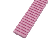 19mm Curved End Pink FKM Rubber Watch Strap For Patek Philippe Aquanaut 5267 etc.