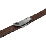 20mm, 22mm Curved End Brown FKM Rubber CTS Watch Strap, Quick Release Spring Bars