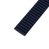 19mm Curved End Navy Blue FKM Rubber Watch Strap For Patek Philippe Aquanaut 5267 etc.