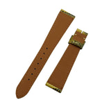 18mm - 23mm Yellow Lizard Leather Watch Strap