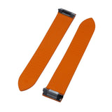 19mm Orange FKM Rubber Watch Strap For Cartier Roadster, Quick Release