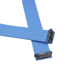 19mm Cornflower Blue FKM Rubber Watch Strap For Cartier Roadster, Quick Release