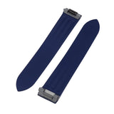19mm Navy Blue FKM Rubber Watch Strap For Cartier Roadster, Quick Release