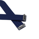19mm Navy Blue FKM Rubber Watch Strap For Cartier Roadster, Quick Release