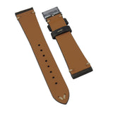 18mm, 19mm, 20mm Vintage Style Green Waxed Suede Leather Watch Strap