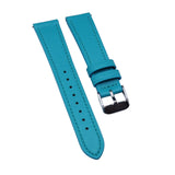 19mm Tiffany Blue Calf Leather Watch Strap, Quick Release Spring Bars