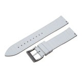 20mm, 22mm Mosaic Pattern White FKM Rubber Watch Strap, Quick Release Spring Bars