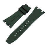 26mm Nylon Grain Army Green FKM Rubber Watch Strap For Audemars Piguet Royal Oak 41mm